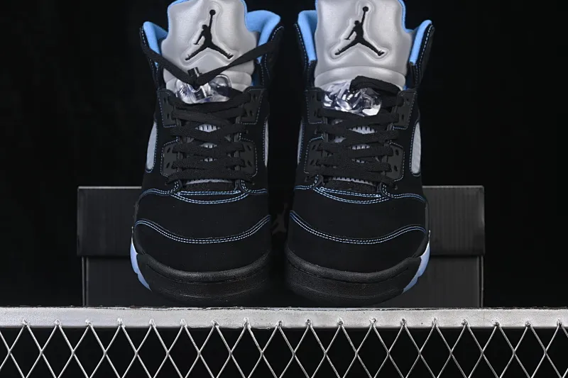 All categories Air Jordan Jordan series basketball shoes Air Jordan 5 TG version Air Jordan 5 Retro "Black University Blue" AJ5 Joe 5 University Blue DD0587-008